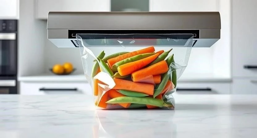 Вакуумная упаковка овощей для заморозки