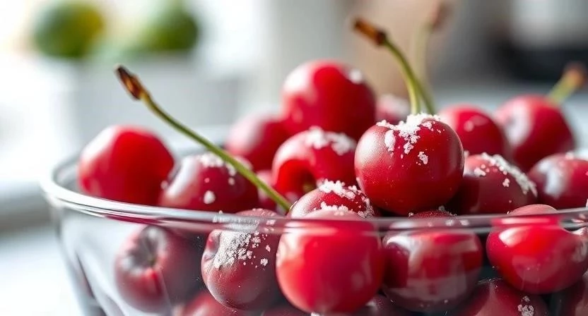 Заморозка вишни и черешни без косточек