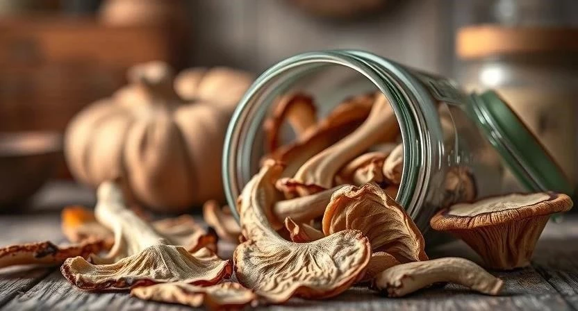 Хранение сушеных грибов в банках