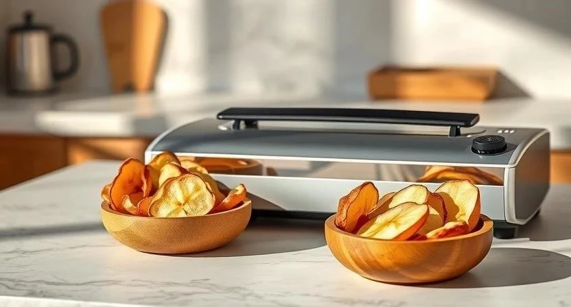 Хранение сушеных яблок в вакуумных пакетах