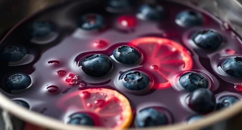 Варенье из черники с лимоном