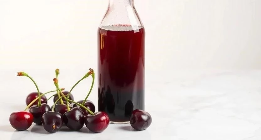 Домашний вишневый сироп для коктейлей