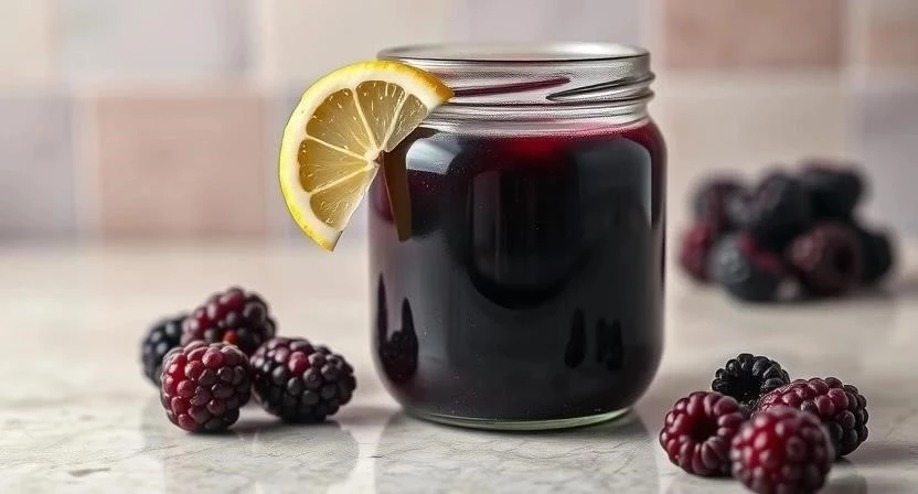 Рецепт ежевичного джема с лимоном