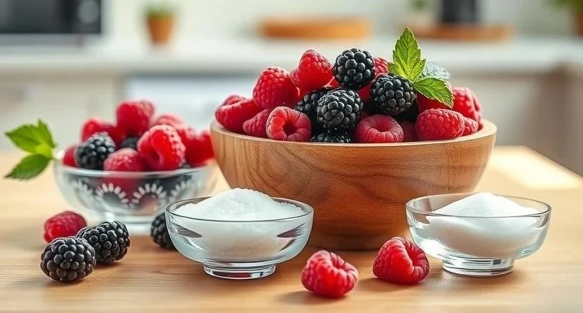 Рецепт домашнего желе из малины и ежевики
