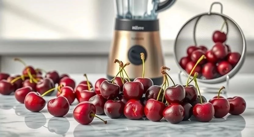 Приготовление и заморозка вишневого пюре
