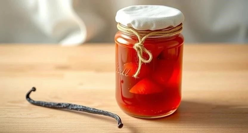 Клубничное варенье с ванилью
