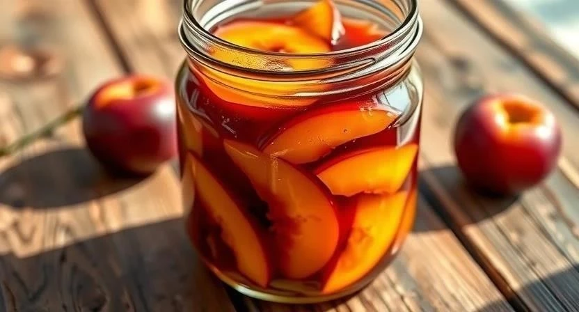 Компот из яблок и слив на зиму