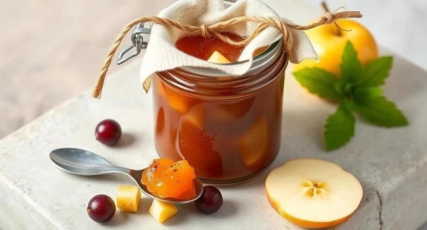 Варенье из крыжовника с яблоком