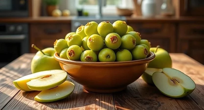 Варенье из крыжовника с яблоком