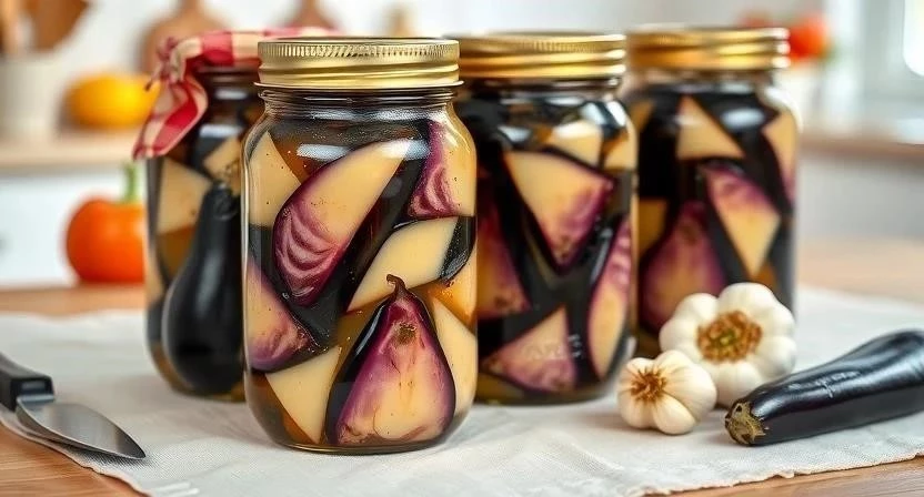 Баклажаны с сыром и чесноком на зиму