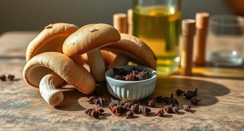 Маринование лесных грибов с уксусом и гвоздикой
