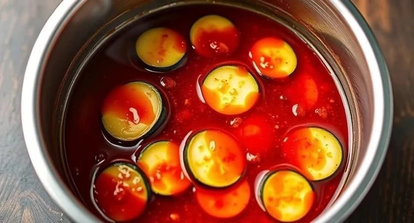 Кабачки в аджике на зиму