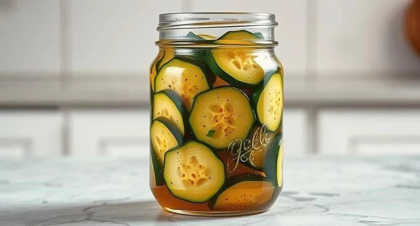 Кабачки с уксусом и маслом на зиму