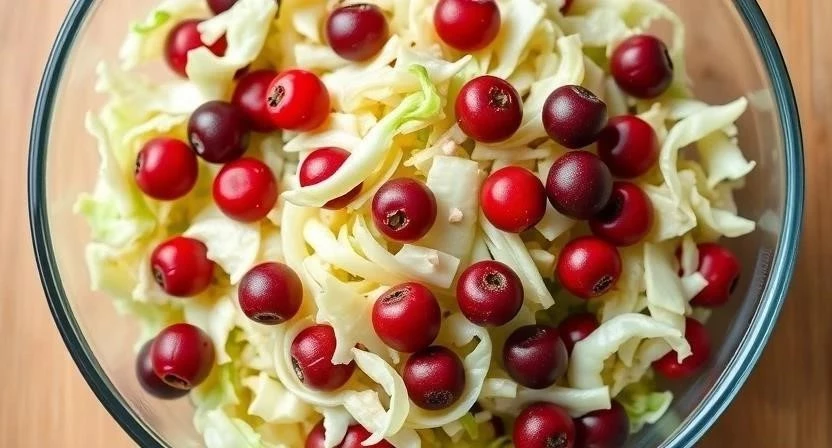 Маринованная капуста с брусникой на зиму