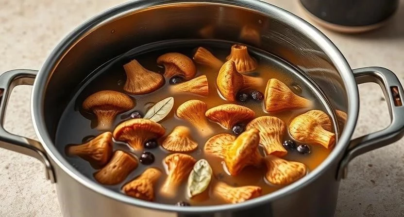 Маринованные лисички на зиму