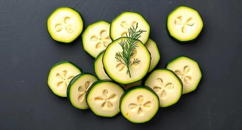 Маринованные кабачки кружочками