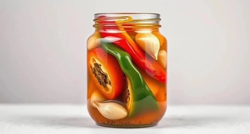 Маринованный болгарский перец с чесноком на зиму