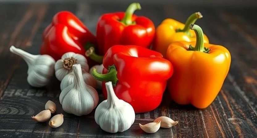 Маринованный болгарский перец с чесноком на зиму