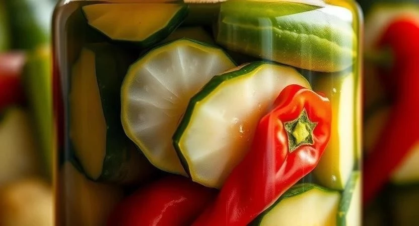 Хрустящие огурцы с хреном и перцем на зиму