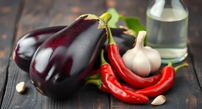 Острые баклажаны с уксусом: методика приготовления