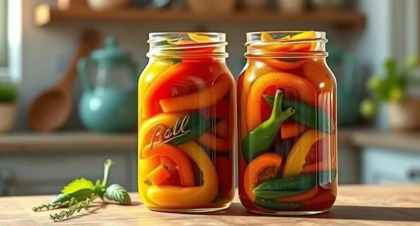 Пикантная закуска из болгарского перца и моркови