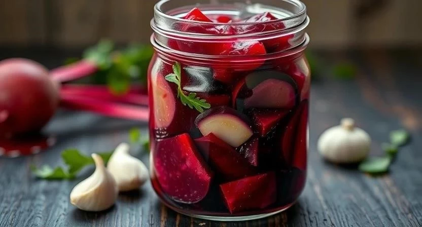 Салат из свеклы с чесноком на зиму