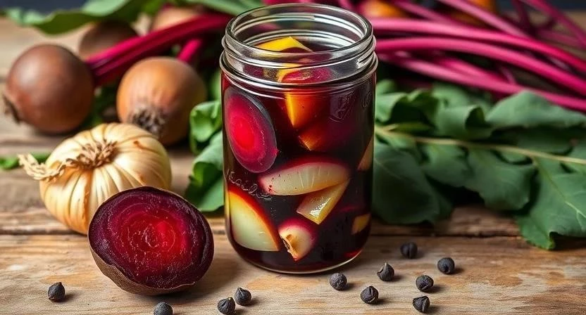 Салат из свеклы с луком на зиму