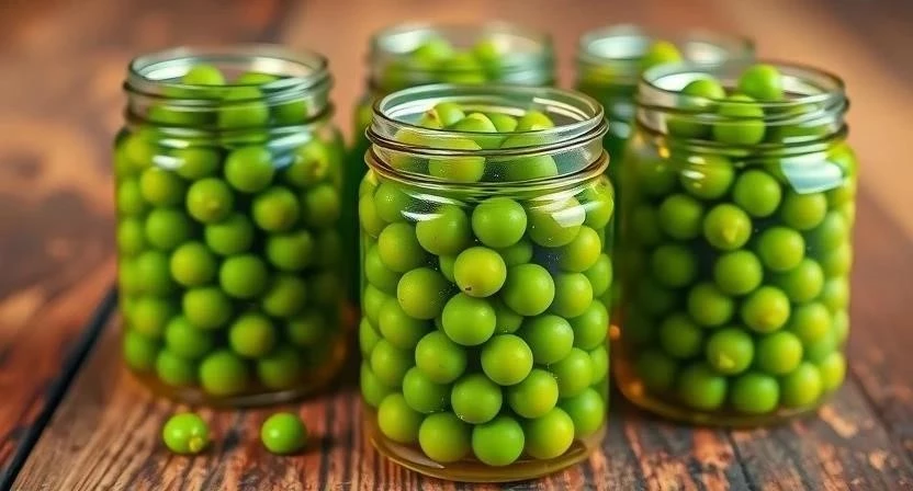 Консервация зеленого горошка на зиму