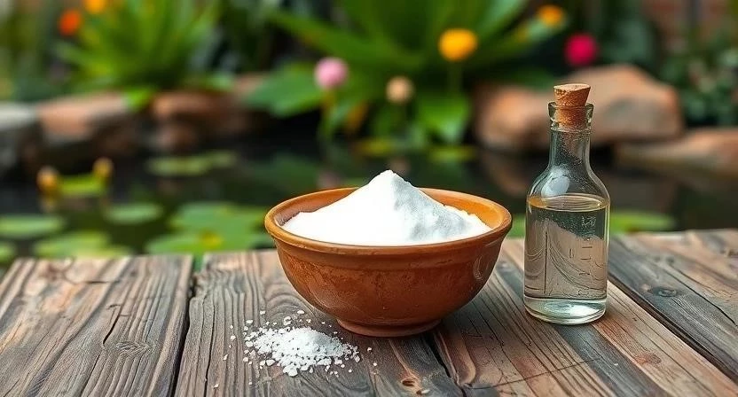 Как очистить садовый пруд от зеленых водорослей