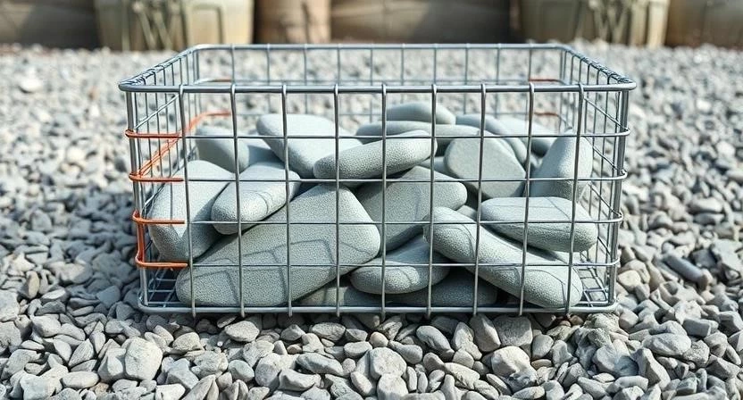 Как построить подпорную стенку из габионов