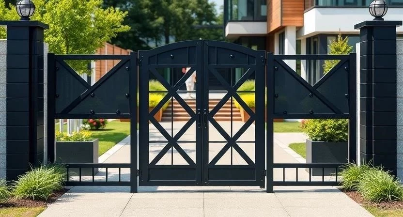 Изготовление калитки своими руками в едином стиле с забором
