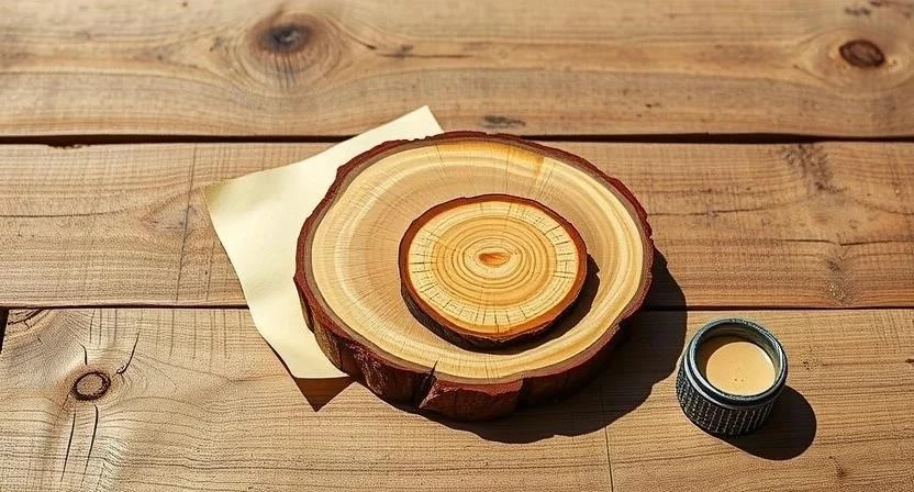 Изготовление садовой скамьи в стиле рустик из спилов дерева