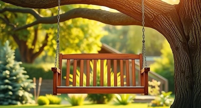 Как правильно и безопасно повесить качели на дерево