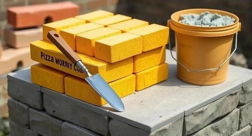 Строительство дровяной печи для пиццы на даче