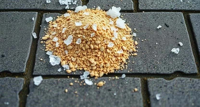 Зимний уход за тротуарной плиткой