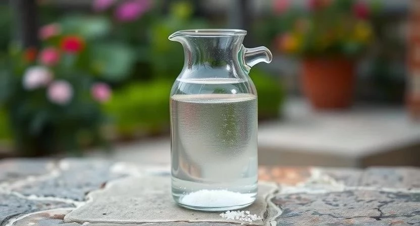 Борьба с сорняками уксусом и солью