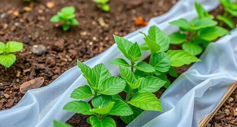Использование спанбонда для защиты и укрытия грядок