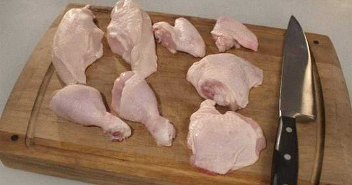 Как разделать целую тушку курицы на части для шашлыка, плова, жарки или супа