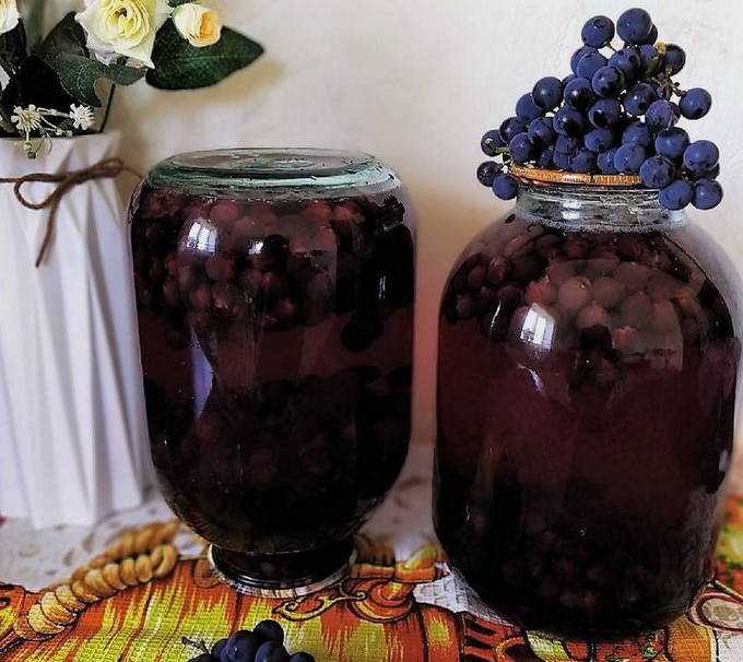 Изабелла — любимый отечественными садоводами виноградный сорт Компот, сок, варенье, желе и джем — отличные варианты заготовок сортового винограда на зиму