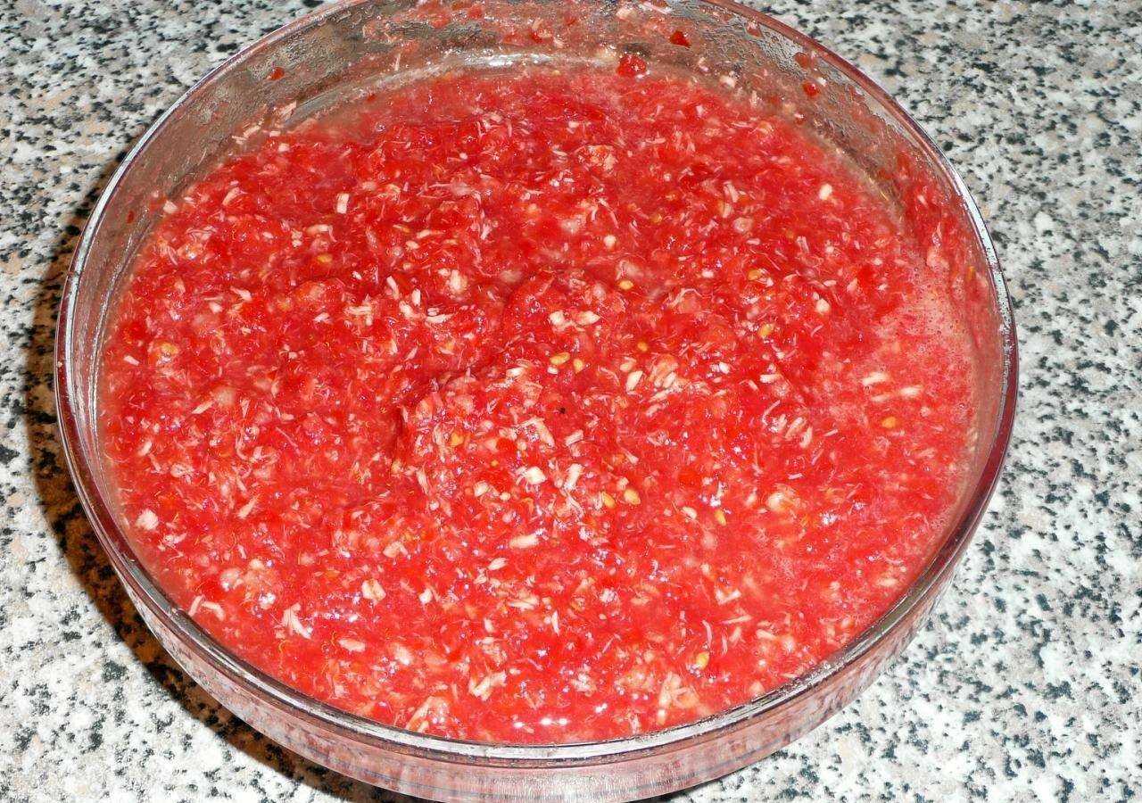 Хреновина - рецепты приготовления хренодёра из помидор на зиму