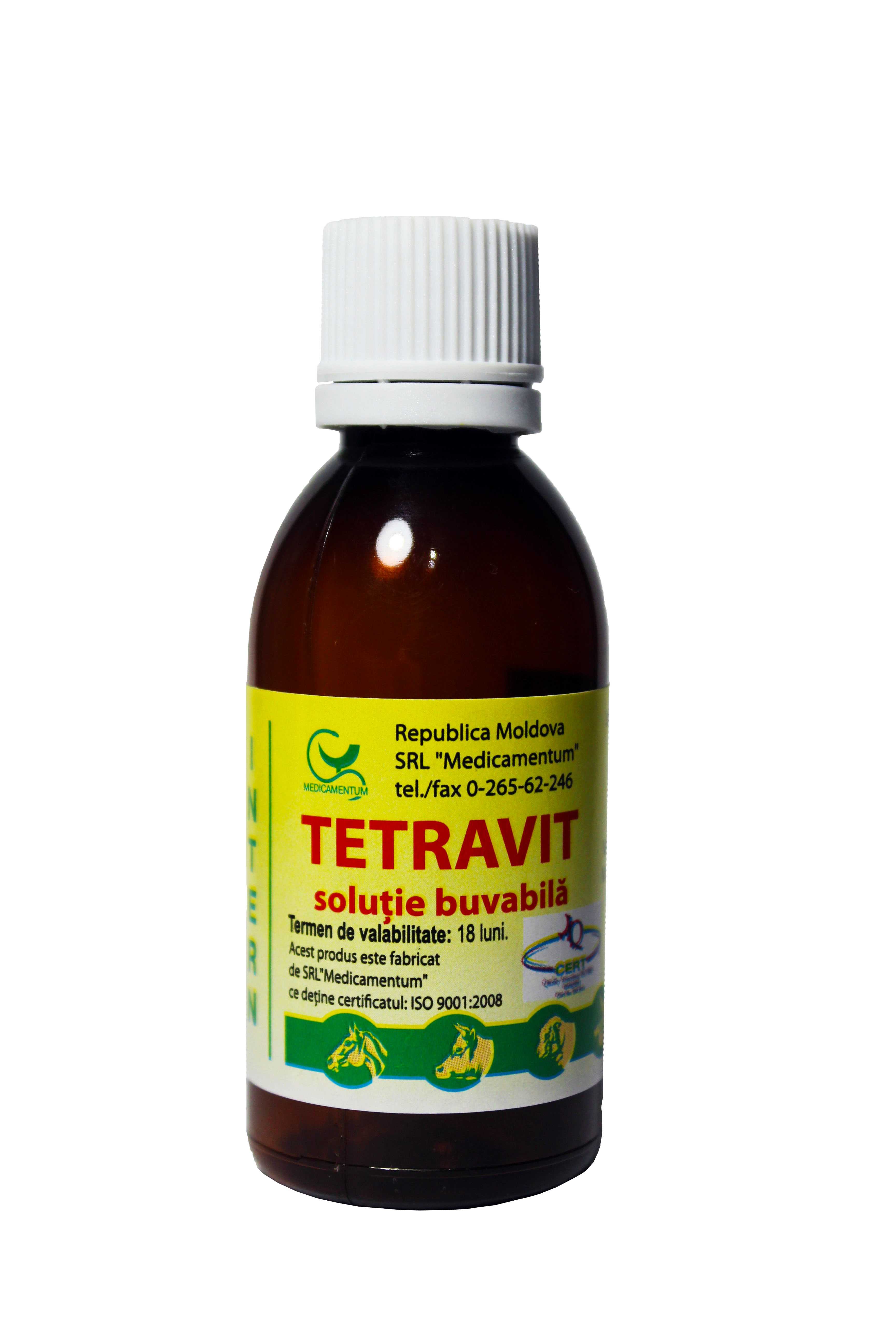 Тетравит, фл. 100 мл. комплекс витаминов а d3 е f в масле для инъекций. профилактика и терапия авитаминозов